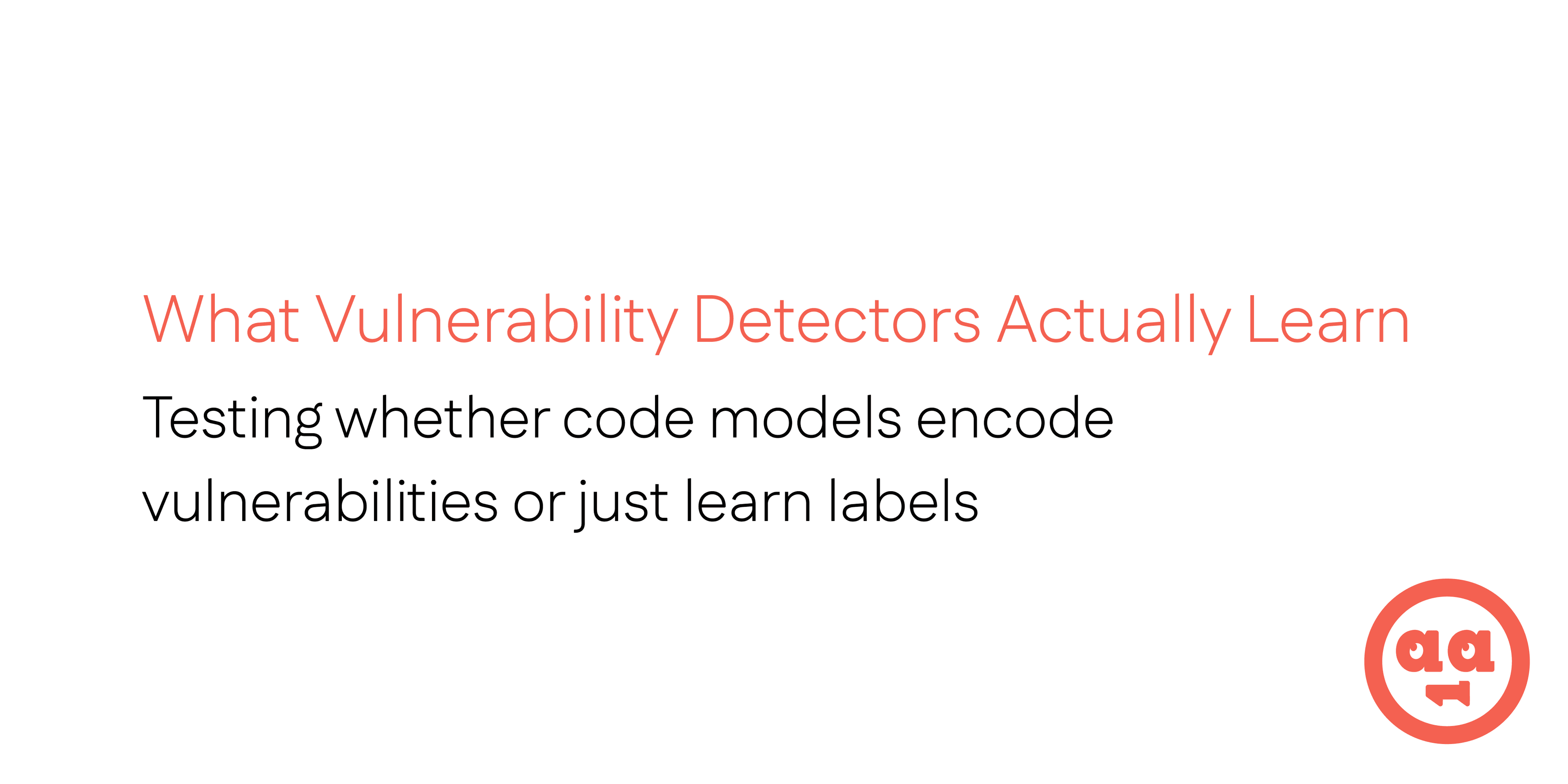 What Vulnerability Detectors Actually Learn
